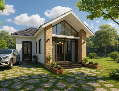 Thiết kế thi công nhà cấp 4 mái thái tại Vũng Tàu