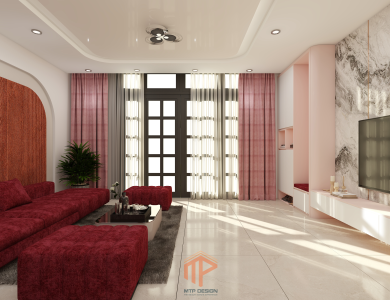 Modern Luxury với bảng màu hồng be thanh lịch