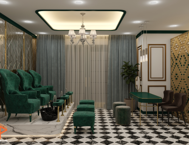 mẫu Thiết kế tiệm spa đẹp 
