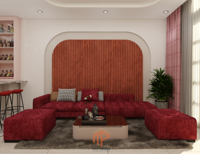 Modern Luxury với bảng màu hồng be thanh lịch