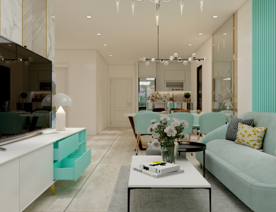 Thiết Kế Thi Công Nội Thất Phòng Ngủ Chung Cư Hà Đô 2