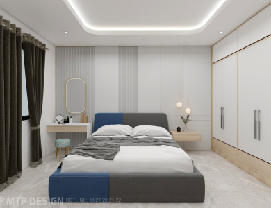 Mẫu thiết kế hoàn thiện nhà phố 3 phòng ngủ đẹp