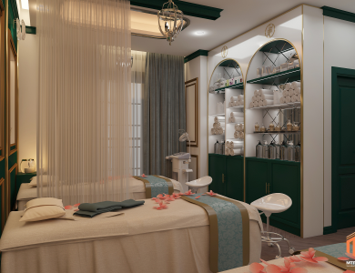 mẫu Thiết kế tiệm spa đẹp 
