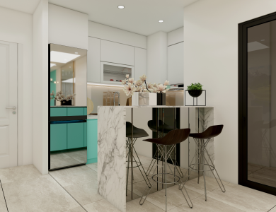 Thiết Kế Thi Công Nội Thất Phòng Ngủ Chung Cư Hà Đô 2