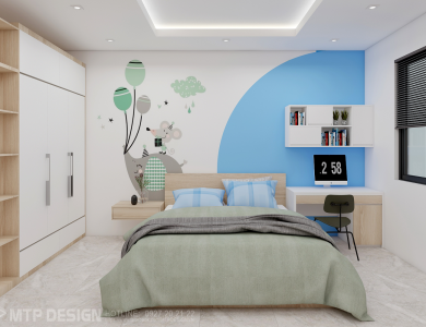 Mẫu thiết kế hoàn thiện nhà phố 3 phòng ngủ đẹp