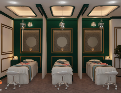 mẫu Thiết kế tiệm spa đẹp 