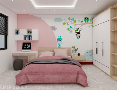 Mẫu thiết kế hoàn thiện nhà phố 3 phòng ngủ đẹp