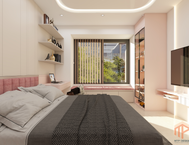 Modern Luxury với bảng màu hồng be thanh lịch