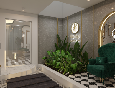 mẫu Thiết kế tiệm spa đẹp 