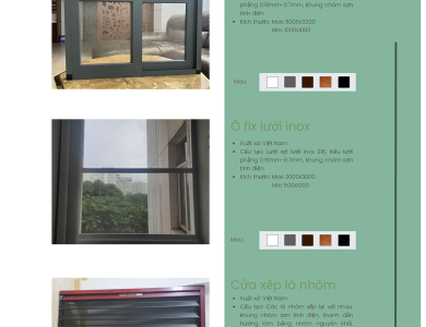 Cửa Lưới Chống Muỗi