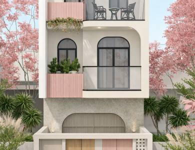 Nhà phố 1 trệt 2 lầu 80m2