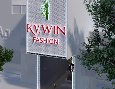 Bảng hiệu KV.WIN FASHION