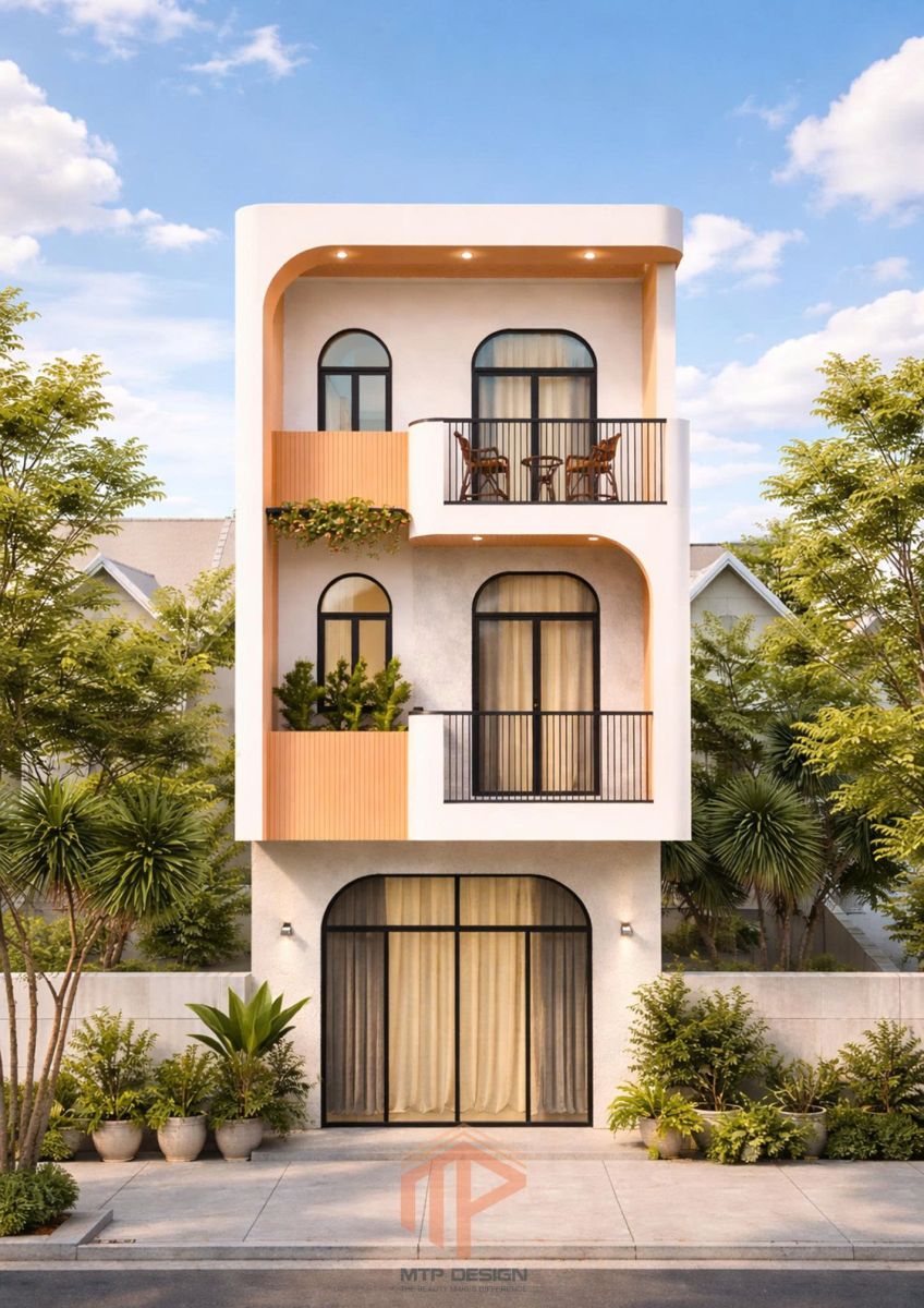 Nhà phố 1 trệt 2 lầu 80m2